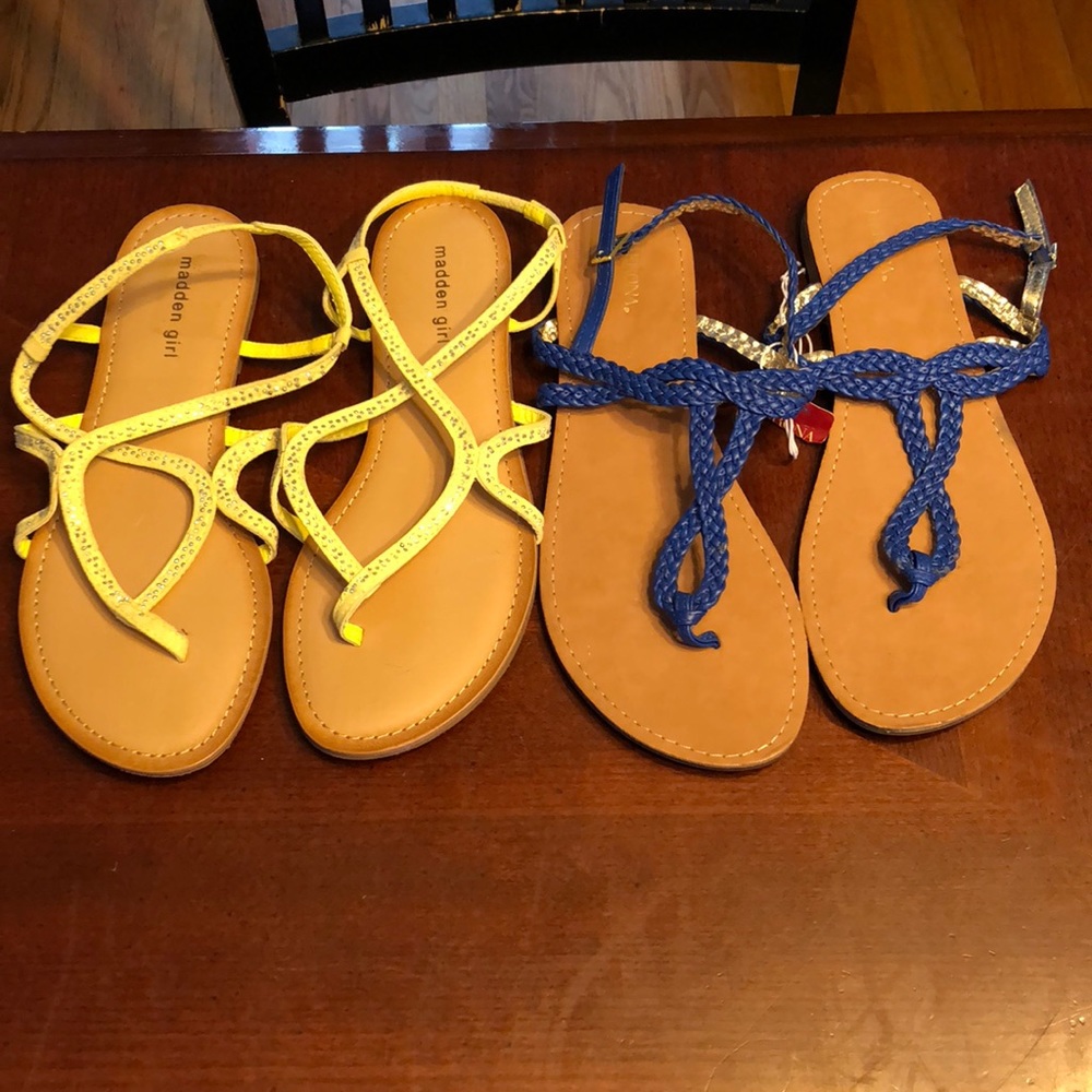 2 pairs NWOT women’s sandals, selling together